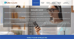Desktop Screenshot of life-mutuelle.com