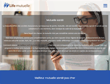 Tablet Screenshot of life-mutuelle.com